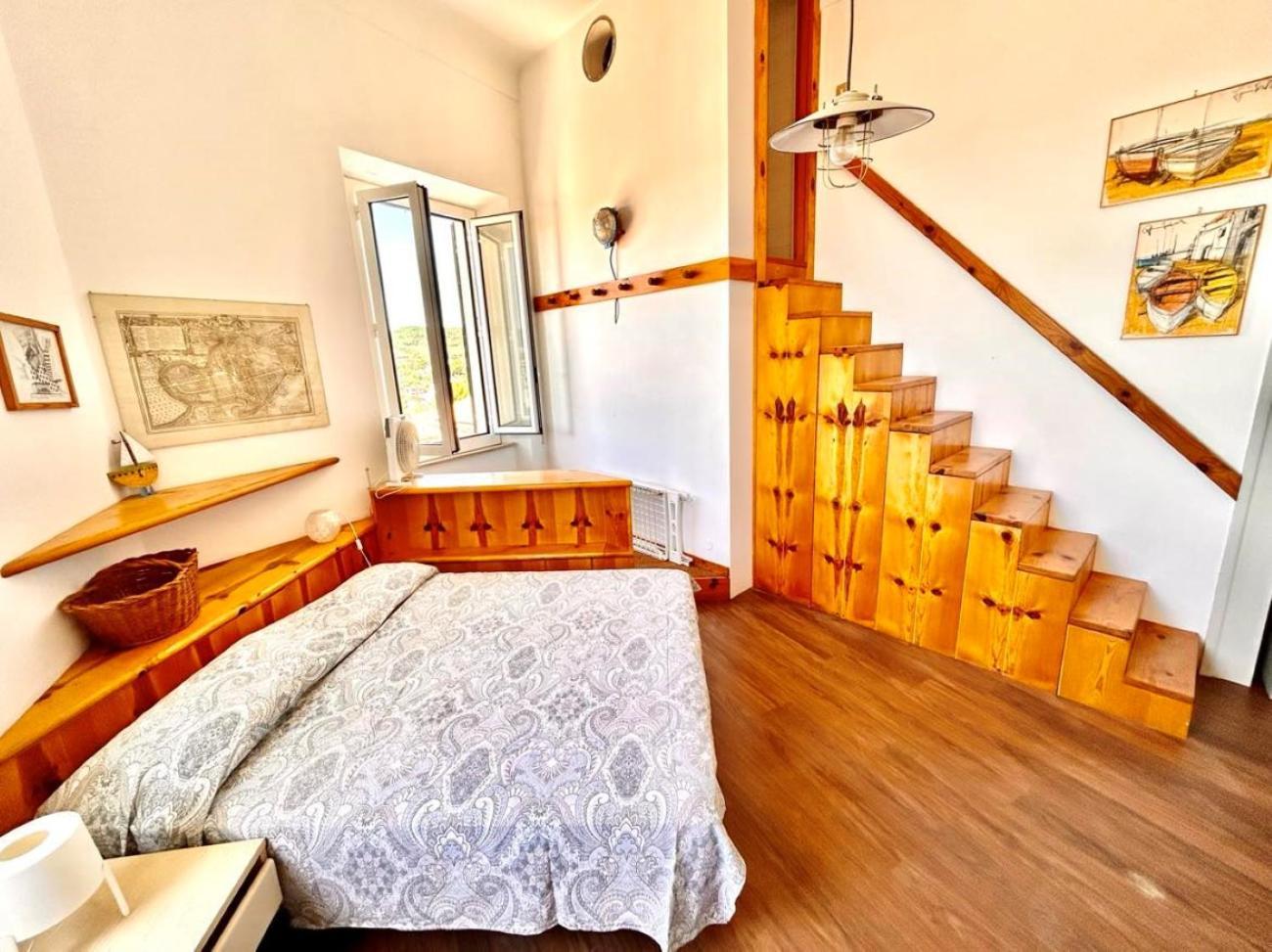 Apartamento Paulis - Semiattico In Pieno Centro A Sirolo, Con Meravigliosa Vista Mare Exterior foto